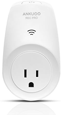 ON/OFF Switch from Ankuoo, Wireless Socket Outlet Switch Timer, Remote Control (Power Meter)