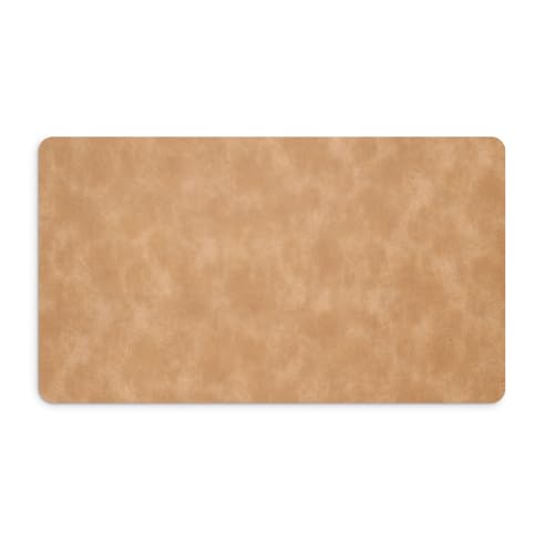 Zeller 11287 - Vade de escritorio (piel sintética), color marrón claro