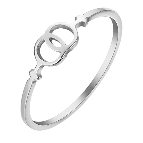 Chereda Silver Lover Ring,Her And He...