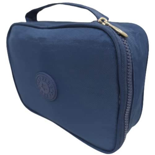 Estojo Escolar Grande 100 Lápis 25 Organizador Caneta Barato (AZUL MA)