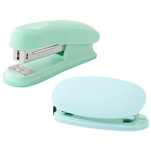 Mecmbj spillatrice ufficio, foratrice per carta, Cucitrice ufficio senza punti