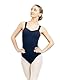Capezio Damen Klassischer Prinzessinnen-tanktrikot mit Quetschvorne Trikot, Navy, L