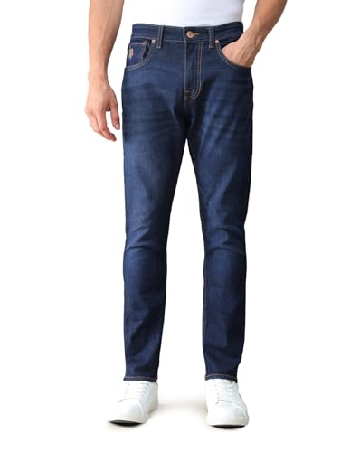 Image of U.S. Polo Assn. Denim Jeans for Men, Ankle Length, Stretchable Mens Jeans