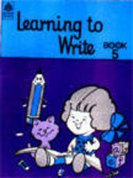 Paperback Learning to Write - 5 Book