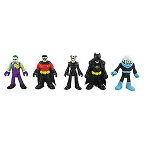 Imaginext Replacement Figures Batcave - GMP48 ~ DC Superfriends Super Surround Bat Cave ~ Includes Batman, Robin, Joker, Catwoman and Mr. Freeze Cover
