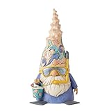 Enesco Jim Shore Heartwood Creek Coastal Gnome Snorkel Shell Figurine- Resin Hand Painted Decorative Beach Home Decor Statue Figurines, 7.75 Inch