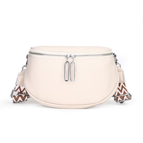 Sac banane pour femme en beige | Petit sac à bandoulière élégant