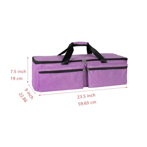 Sac fourre-tout compatible Cricut Explore Air, Maker et Silhouette Cameo 4 violet - 2