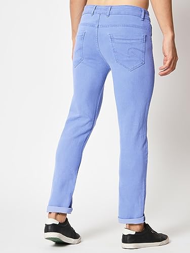 Image of KARGEENS Men Kargeens Men's Jeans Pant Slim Fit Stretchable Casual Wear Low Rise Cotton Blend Denim