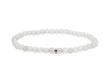 jadestadion Beads Armband Liebeskind Berlin Damen-Bead Jade mit Logo Tag in Edelstahl