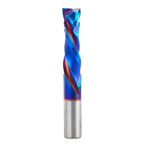 Image of Amana Tool Spektra Extreme Tool Life Solid Carbide CNC Compression Spiral Router Bit, 46195-K, 1 /2 D x 1-3 /4 CH x 1 /2mm Shank x 3-1 /2 Inch L 2 Flute