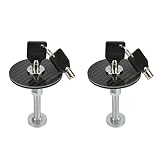 Voilamart Car Hood Lock Quick Release Latch Universal Aluminum Alloy Hood Latches Pins Lock Clip Kit