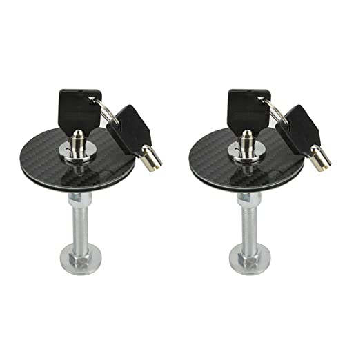 Voilamart Car Hood Lock Quick Release Latch Universal Aluminum Alloy Hood Latches Pins Lock Clip Kit Replacement Black Hood Latch Kit Safety Latch Pin