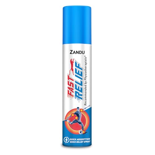 Image of Zandu Fast Relief Spray- 100ml | Quick Relief from Sports & Gym Injuries | Suitable for Backpain and Muscular sprains | Starts Acting in seconds| Recommended By Physiotherapists