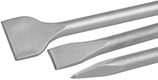 DeWalt Meißel-Set 3-teilig, hochwertiges SDS-plus Meißel Set bestehend aus 1 Spitzmeißel und 2 Flachmeißeln, höchste Werkstoffqualität aus gehärtetem Stahl, Art.-Nr. DT60330-QZ