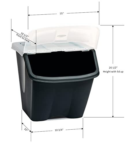 Redmon 7316 Since 1883 10 Gallon Stackable Shutter Bins thumb #5