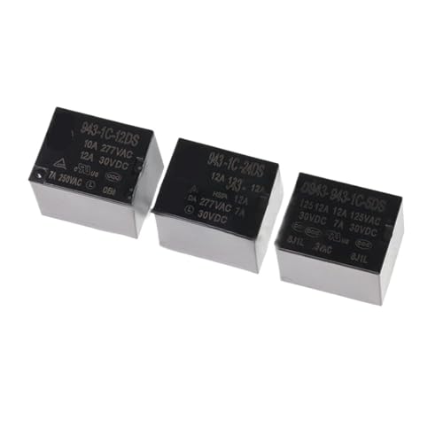 Relais DIP5 24V CC 943-1C-24DS pour circuit imprimé, lot de 10 pièces