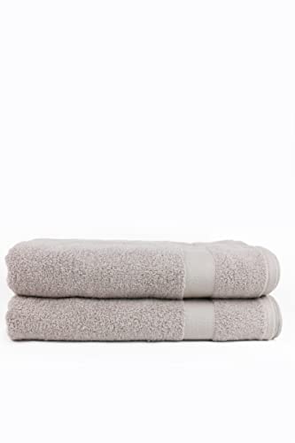 Taka Fabrics 2 Pieces Wave Collection Ultra Soft and Highly Absorbent 100% Turkish Cotton Towels Bath, Hand - Image 4