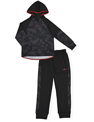 Sweat à capuche et jogging en polaire garçon Spalding noir 10-12 ans