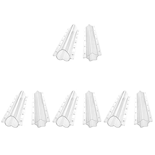 YARNOW 8 Stück Geformte Wachstumsform Sternförmiges Gurkenset Obstformform Herzförmige Gurkenform Gurkenformformen Gemüseformformen Fruchtwachstumsformen Pflanzenformer