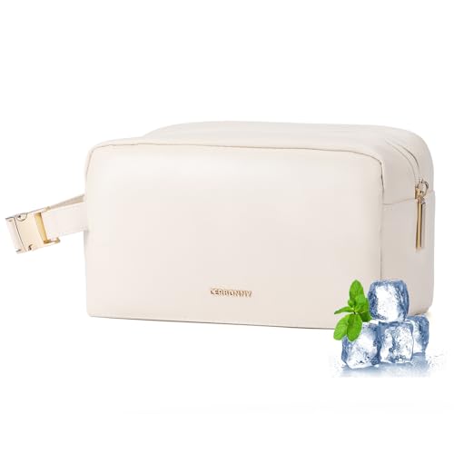Freezable Lunch Bag,Small Cooler Bag Insulated Snack Bag,Built-in Ice Packs to Keep Food Fresh,Small...