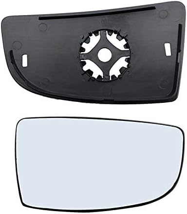 Passenger Right Side Mirror Replacement Lower Glass with Plate fit Ford Transit 150 250 350 from 2015-Onward