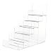 cabilock 1 portafogli in acrilico portafogli 6 strati portafogli portafogli stand scaffale occhiali gioielli display riser shelf showcase dispositivi per la vendita al dettaglio