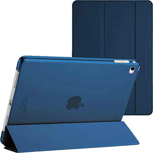 Funda inteligente para Apple iPad Air 2/2ª generación A1566 A1567 con encendido y apagado magnético automático (azul)