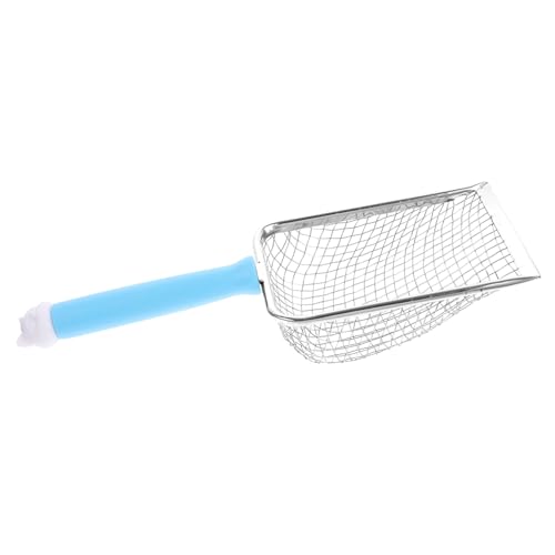 Totority Stainless Steel Cat Litter Scoop Long Handle Sifter for Easy Cleaning Design for Home Pet Stores Cat Litter Shovel for Clumps Waste