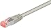 Produktbild Goobay 50885 CAT 6 Verbindungskabel, S/FTP (PiMF), Grau, 0,5 m Kabellänge