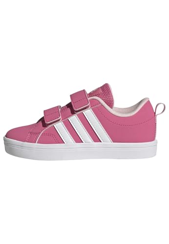 adidas Unisex Kids VS Pace 2.0 Hook and Loop Shoes Kids, Pink Fusion/FTWR White/Clear Pink, 2 UK