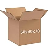 Caixa Mudança Grande 50x40x70 Reforçada 10 Unidades Marrom-claro