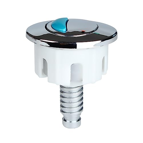 Botón de descarga de inodoro de forma ovalada, doble pulsador, accesorios de baño, tanques de agua