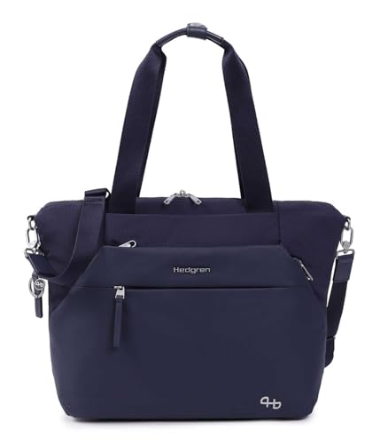Sac à épaule bandoulière extensible Hedgren bleu marine pour PC 14"