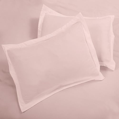 Image of ROYALE LINENS Pink Duvet Cover King Size - 3 Piece Bedding Comforter Covers - Zipper Closure - 1 King Duvet Cover 104x90 inches and 2 Pillow Shams - No Comforter Included