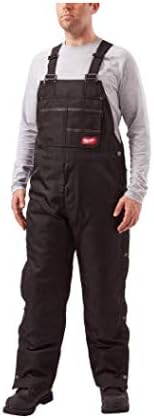 Milwaukee 261B-3XS Men's Gridiron 3XL Black Zip-to-Thigh Bib Short Overall