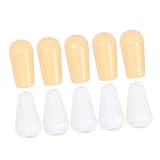 VICASKY 20 Piezas tapa de botón tapas de guitarra electrica perillas de guitarra electrica guitarra de punta de interruptor de palanca guitarra de punta de palanca tapa de palanca