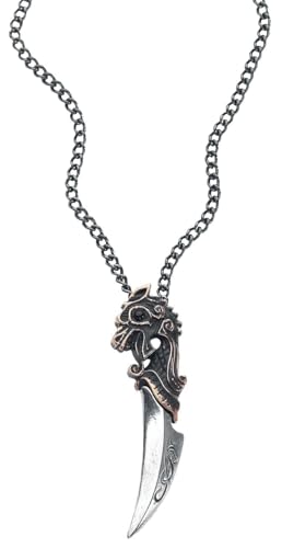 Collier Einardolk Alchemy Gothic homme couleur argent id&eacute;e cadeau anniversaire