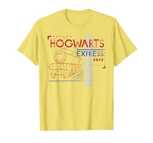 Image of Harry Potter Hogwarts Express T-Shirt, Men, Lemon Yellow, Small