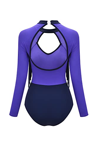 Dance Elite - Purfemme - Dance Leotard For Women. Leotards For Women Jazz, Tap, Ballet (Violet Blue, Adult S) #TOP4