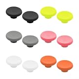 HpLive Joystick di ricambio, parti per controller da gioco, riparazione portatile, per Legion Go, sensazione tattile migliorata, materiale PLA durevole, 1,7 x 1,7 x 0,8 cm, bianco (nero)