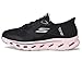 Skechers Women's Go Walk Glide Step 2.0 Belah Hands Free Slip-Ins Sneaker, Black/Pink, 11