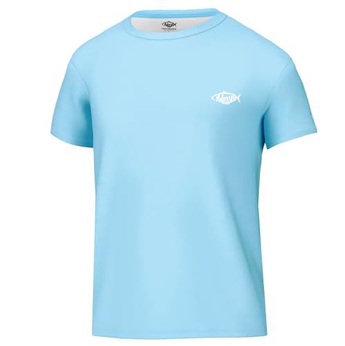 Image of Palmyth Boys Fishing Shirt Short Sleeve UPF 50+ Youth Performance T-Shirt