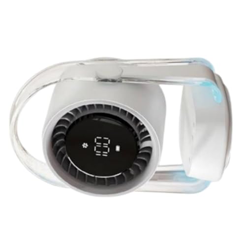 Ventilateur 100 vitesses de vent bleu rechargeable et silencieux - 2