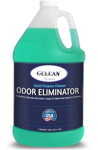 Multi Purpose Cleaner Pet Odor eliminator - pH Neutral - Strong Odor Floor Cleaner - Pet Odor Eliminator for Home - Best Scent Remover for Cat and Dog Pee All Purpose Cleaner 1 gallon (Sky Breeze)
