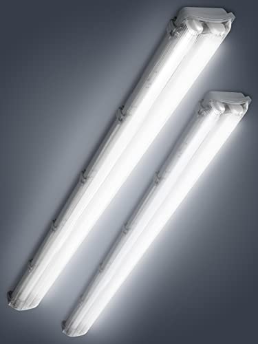 36W 120cm LED �l�I���`���[�u���C�g 3600LM �h�� IP65 �V���� �N�[���z���C�g 6000K 2�p�b�N �K���[�W���[�N�V���b�v �o�X���[�� �n�����Ɩ��p