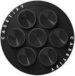 CASETiFY Snappy Snap & Stick Grip Stand Magsafe Compatible - Black