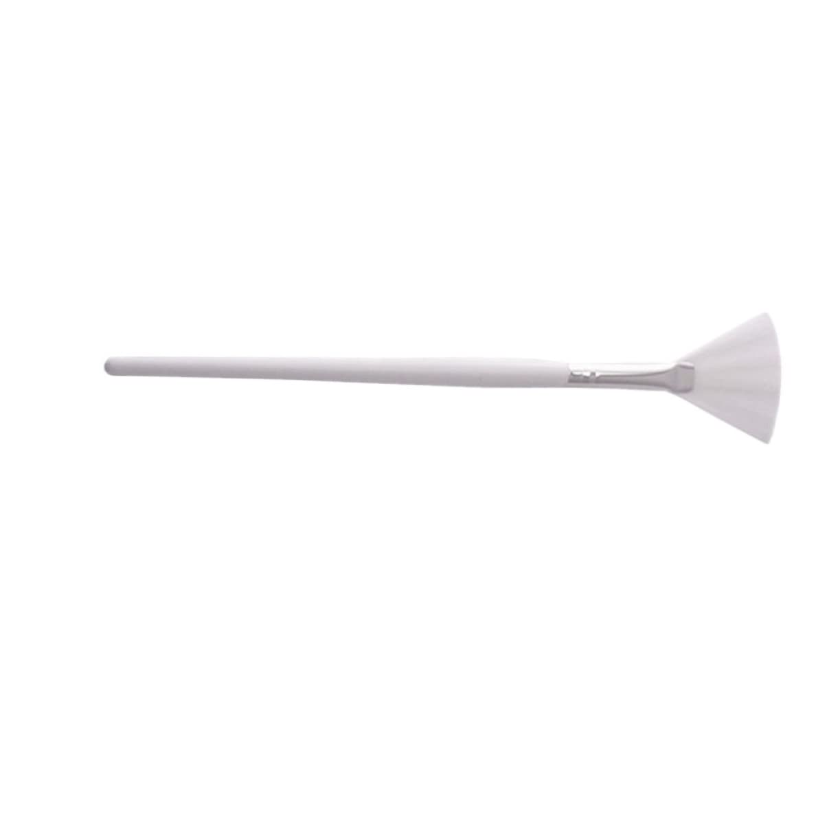 Double-end Mask Brush for Facial Makeup Brushes Wooden Handle Fan Shape for Diy Mask Application Skin Care