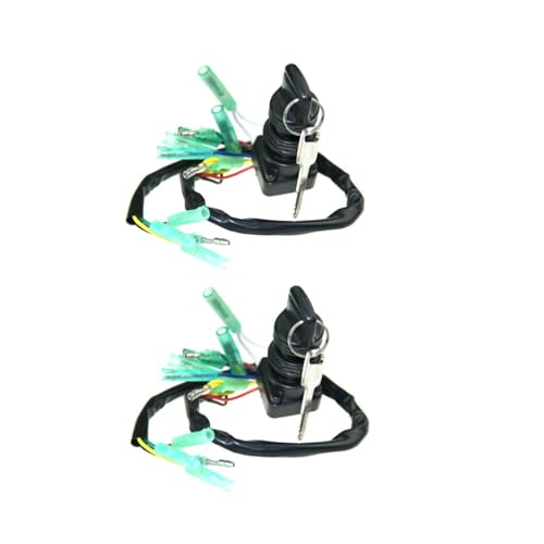 Interrupteur à clé d'allumage 703-82510-43-00 pour moteur hors-bord (lot de 2 pièces)