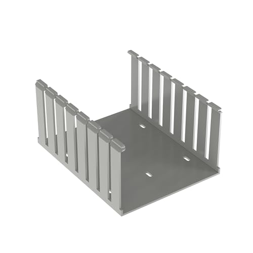 Canaleta Panduit G6X4LG6 portacables recta para cable de PVC gris en tableros